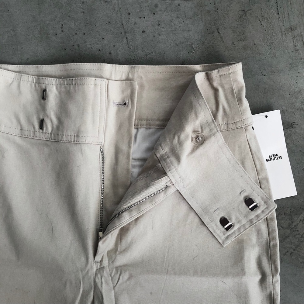 UO dawn slim high waisted cropped trouser pant - Picture 4 of 8